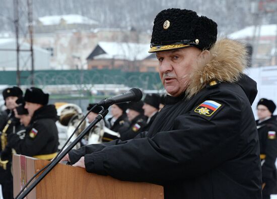 Pacific Fleet servicemen celebrate beginning of winter training period