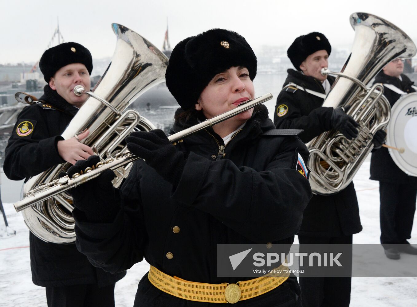 Pacific Fleet officers celebrate beginning of winter training period