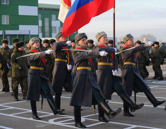 Motorized rifle division in Rostov region