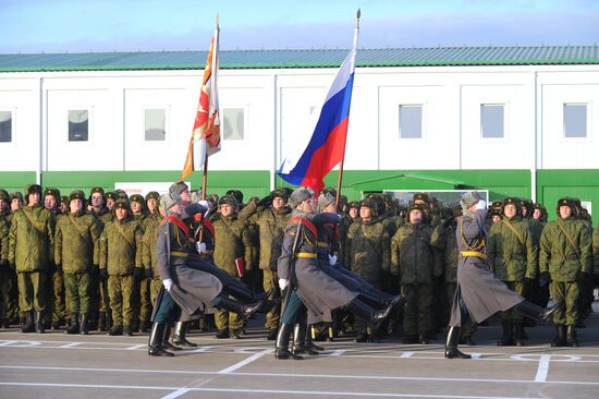 Motorized rifle division in Rostov region