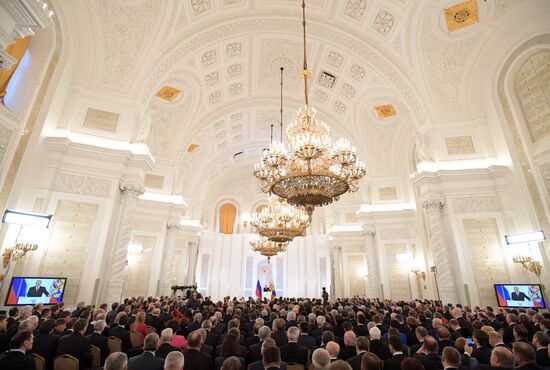 Vladimir Putin's Annual Presidential Address to the Federal Assembly