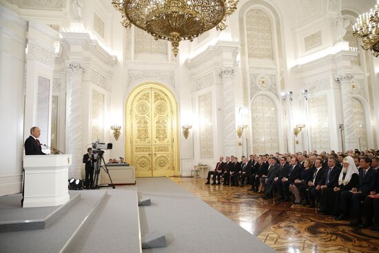 Vladimir Putin's Annual Presidential Address to the Federal Assembly