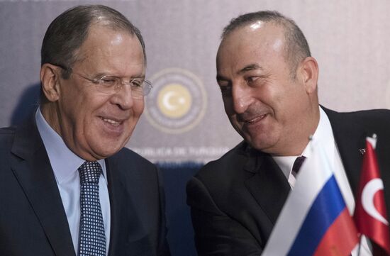 Russian Foreign Minister Sergei Lavrov visits Turkey