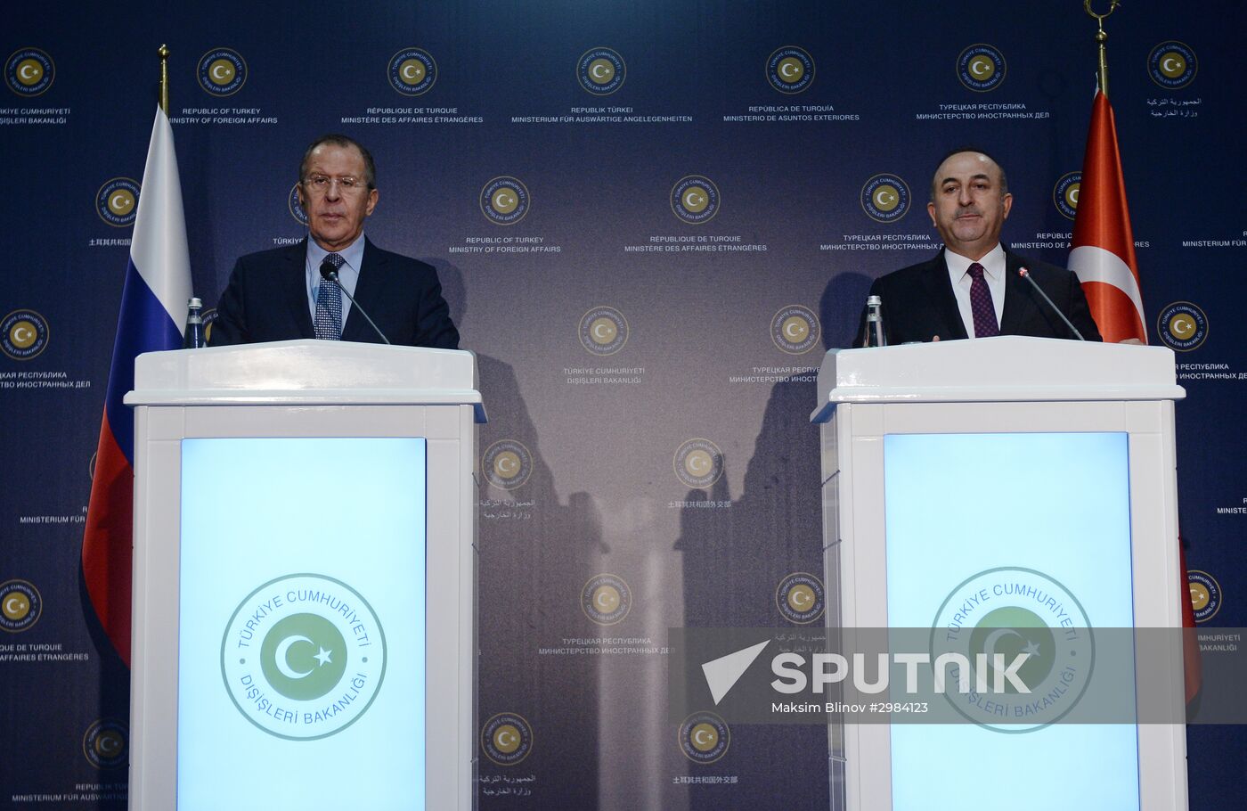 Russian Foreign Minister Sergei Lavrov visits Turkey