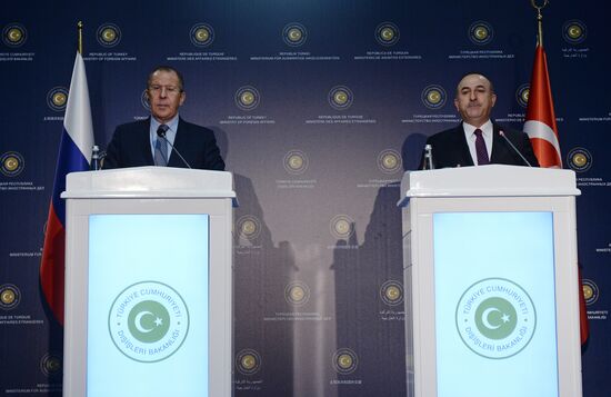 Russian Foreign Minister Sergei Lavrov visits Turkey
