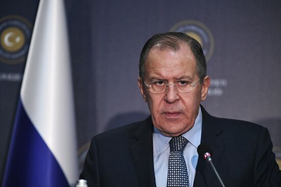 Russian Foreign Minister Sergei Lavrov visits Turkey