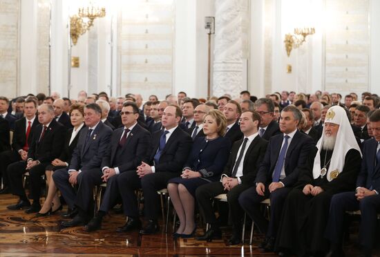 Vladimir Putin's Annual Presidential Address to the Federal Assembly