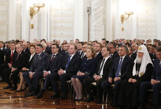 Vladimir Putin's Annual Presidential Address to the Federal Assembly