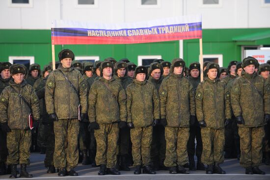Motorized rifle division in Rostov region