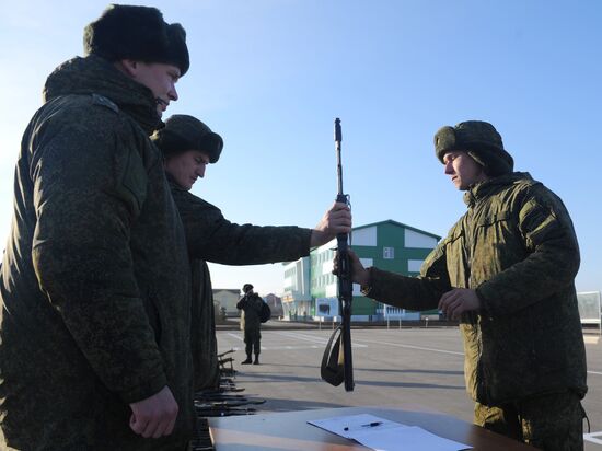 Motorized rifle division in Rostov region