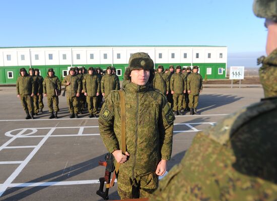 Motorized rifle division in Rostov region