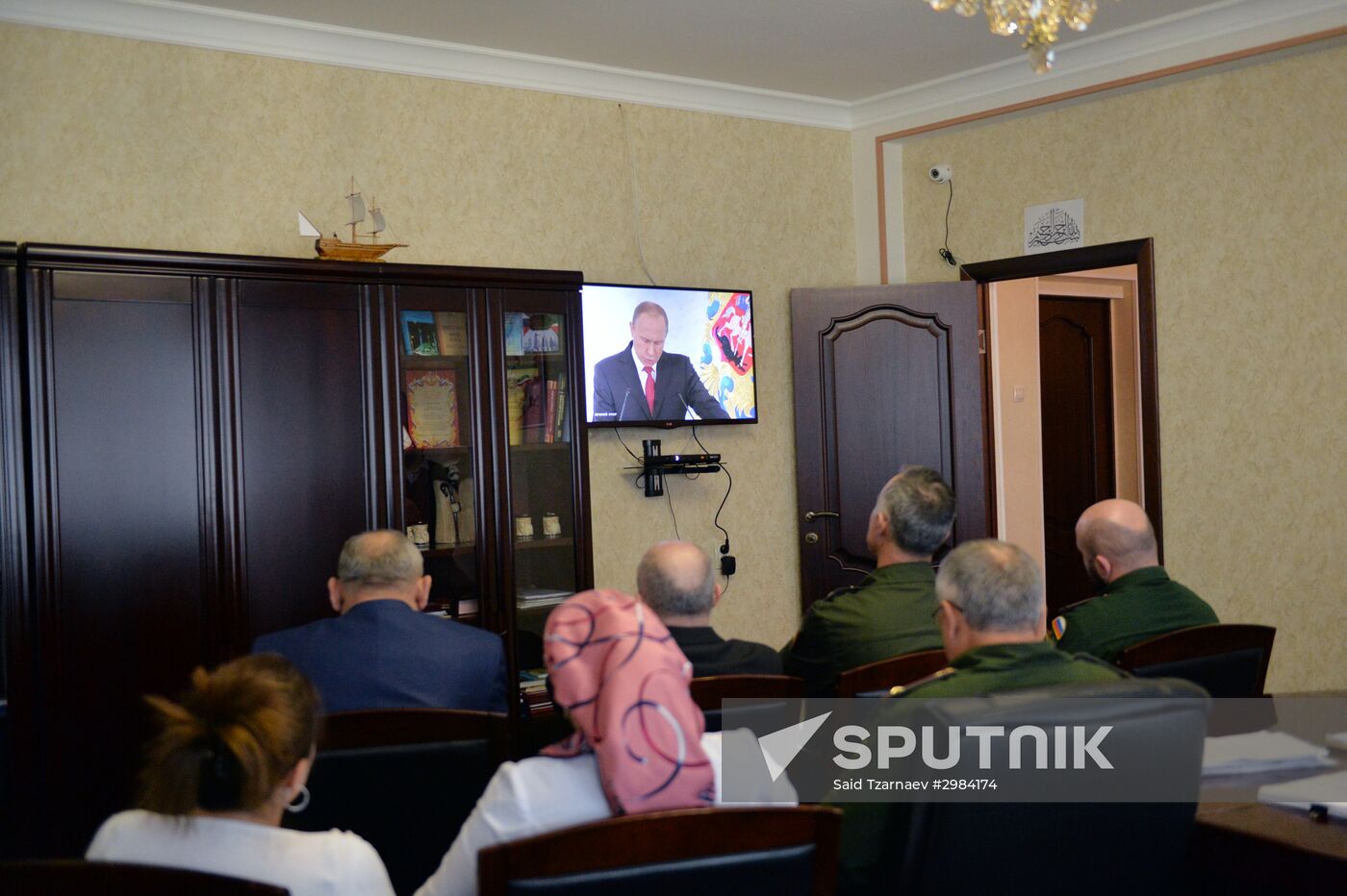 Live broadcast of Vladimir Putin's Annual Presidential Address to the Federal Assembly