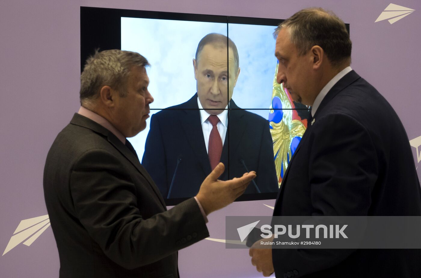 Live broadcast of Vladimir Putin's Annual Presidential Address to the Federal Assembly