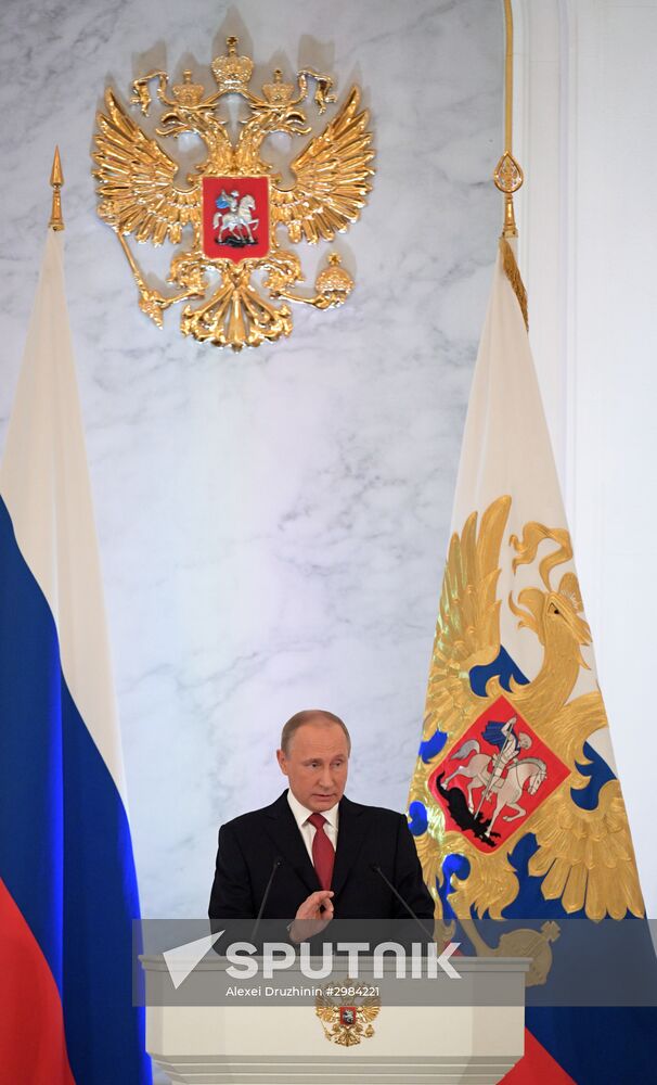Vladimir Putin's Annual Presidential Address to the Federal Assembly