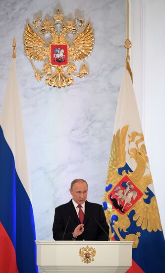 Vladimir Putin's Annual Presidential Address to the Federal Assembly