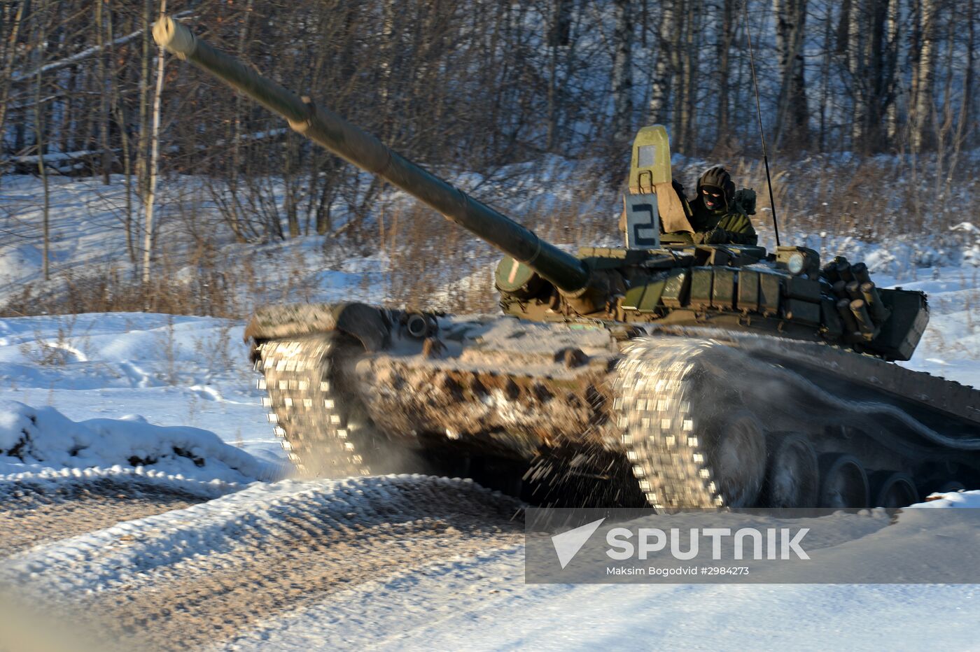 Kazan military command academy students training