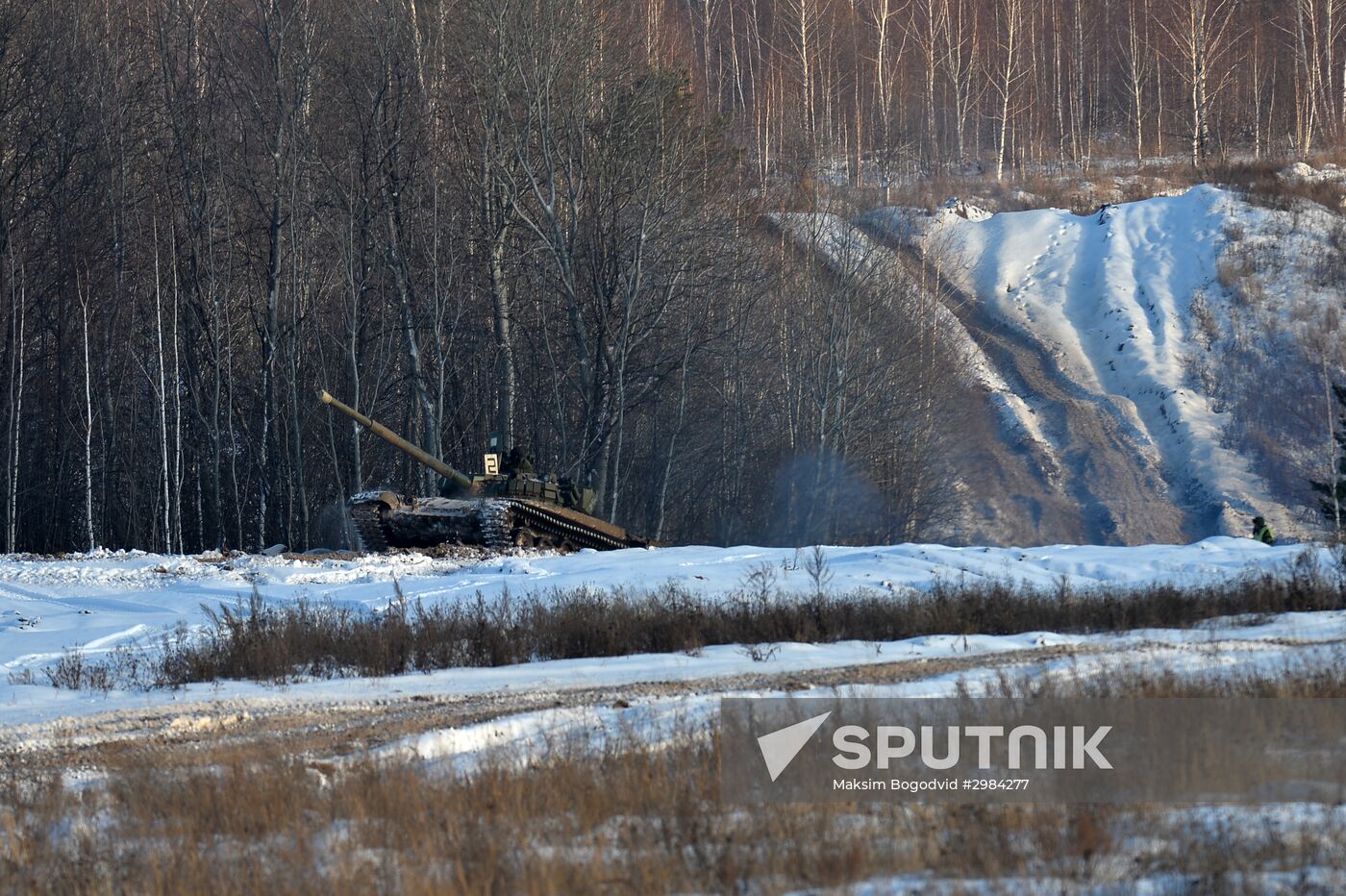 Kazan military command academy students training