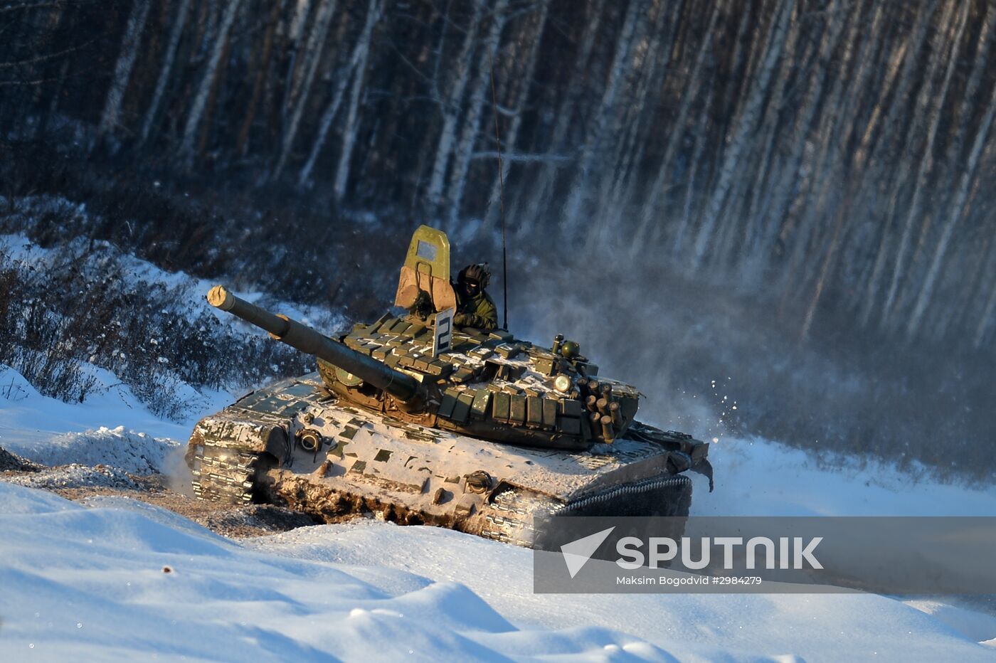 Kazan military command academy students training