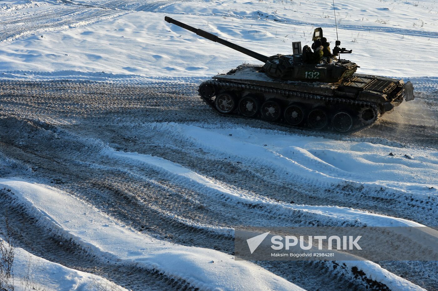 Kazan military command academy students training