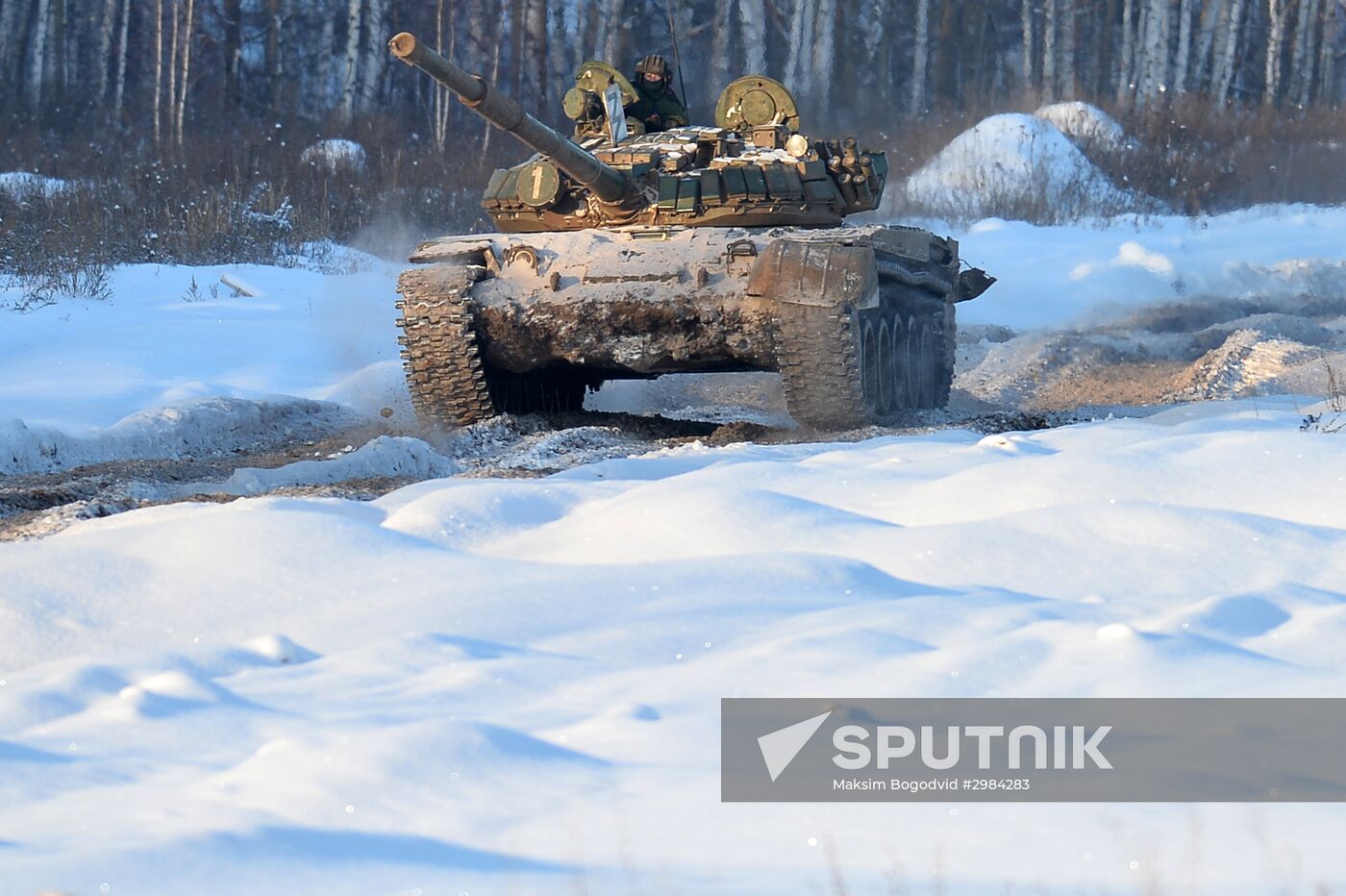 Kazan military command academy students training