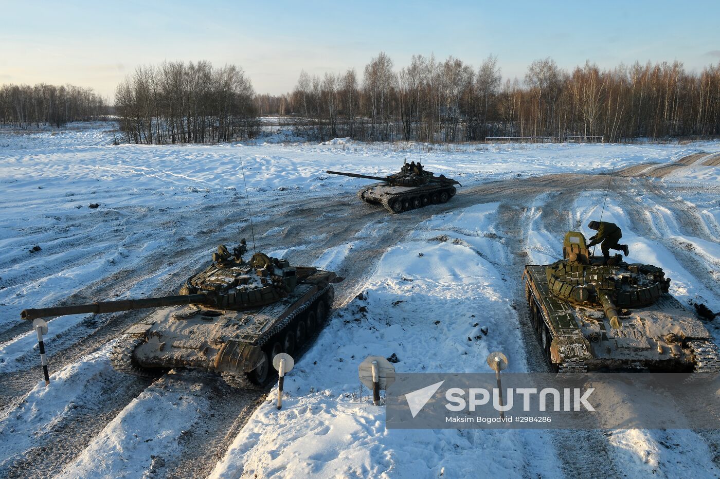 Kazan military command academy students training