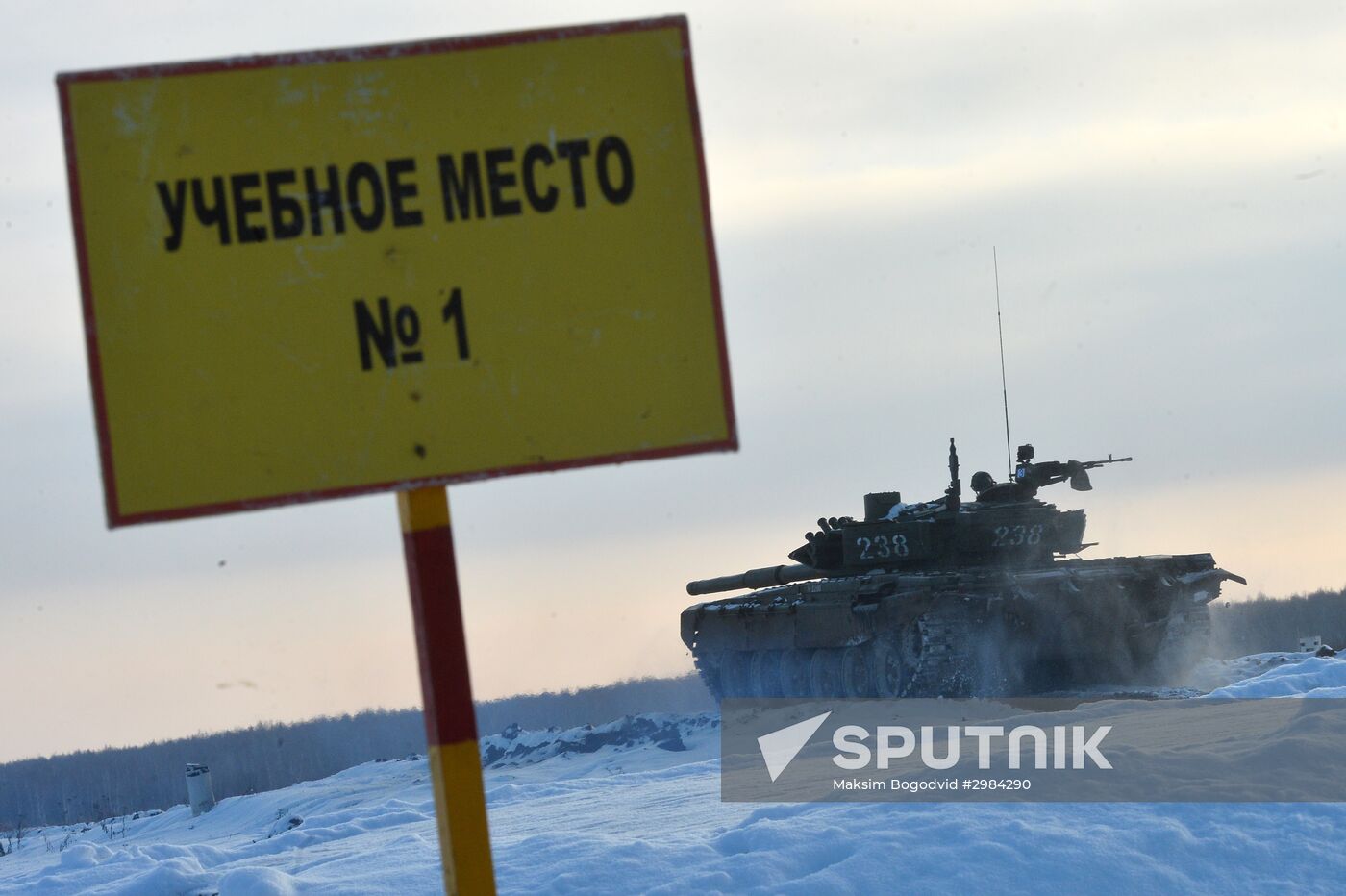 Kazan military command academy students training