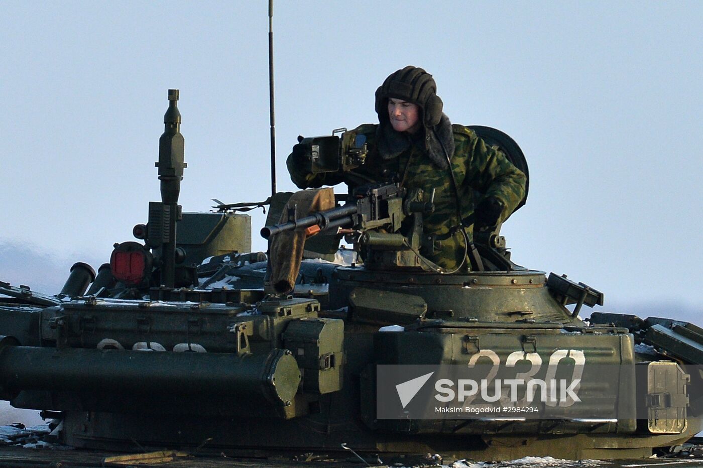 Kazan military command academy students training