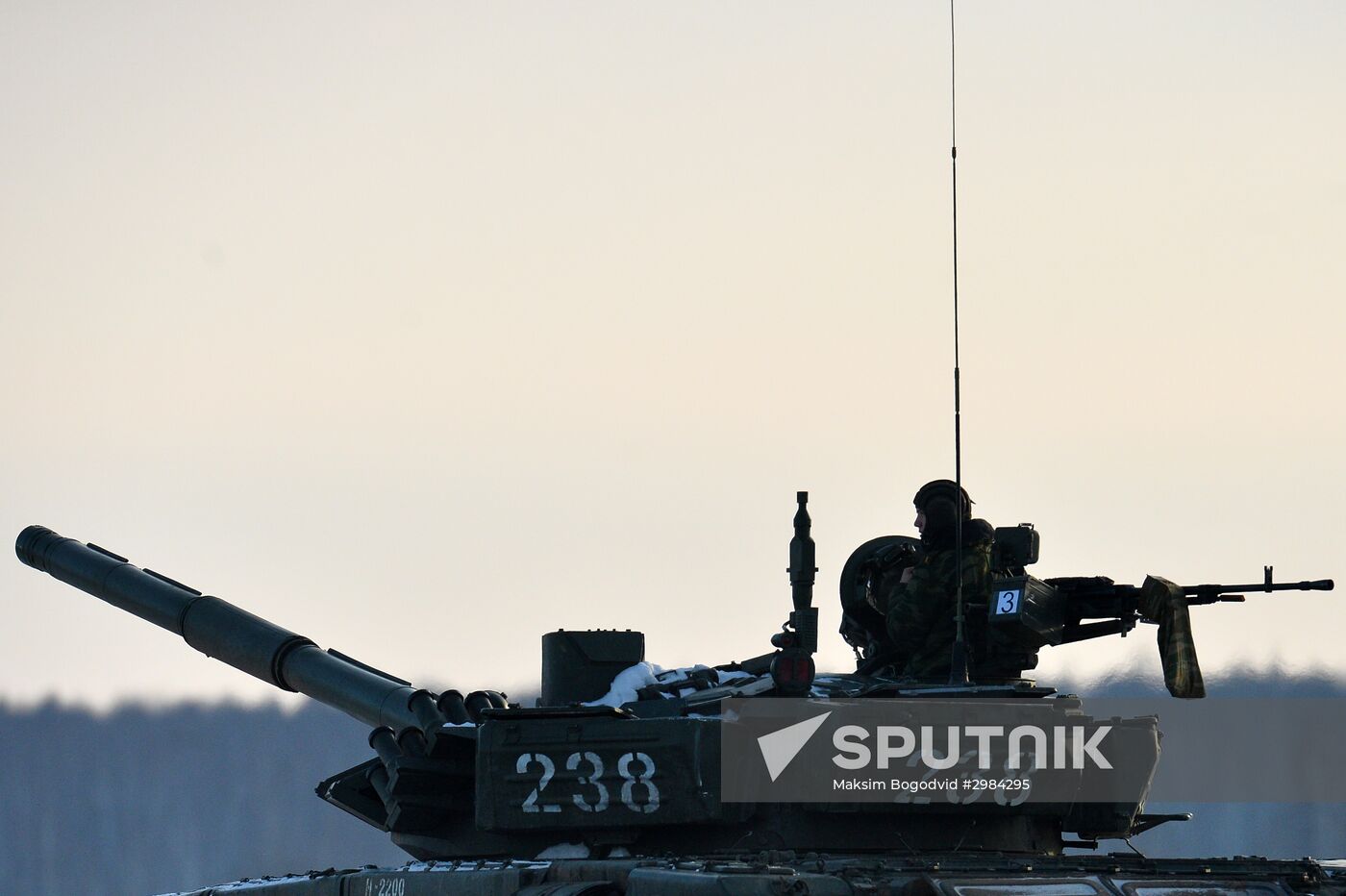 Kazan military command academy students training