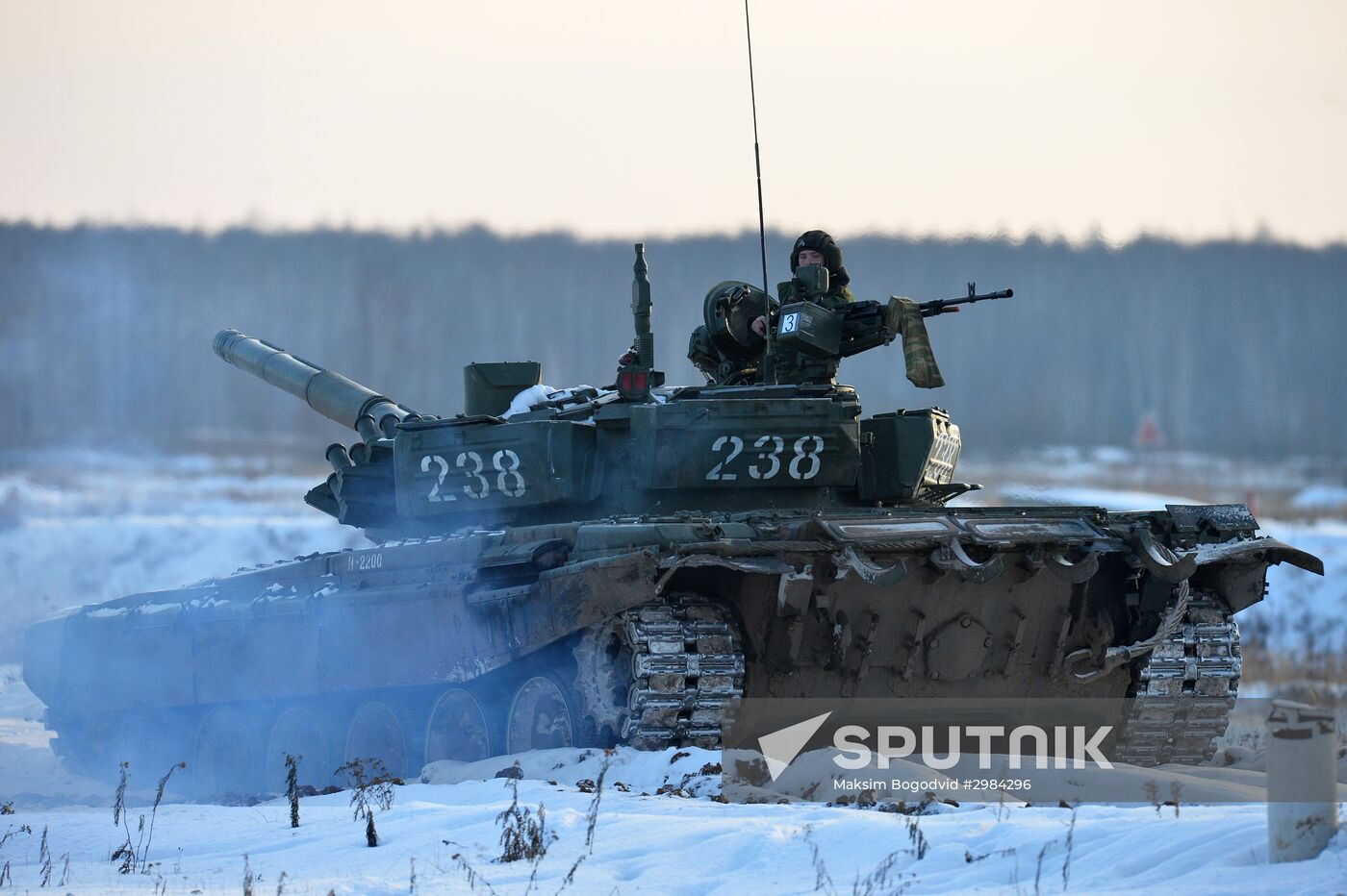 Kazan military command academy students training