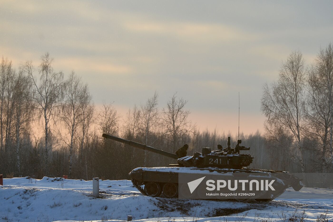 Kazan military command academy students training