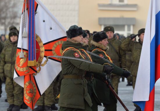Revived 90th tank division of the Central Military District begins combat training