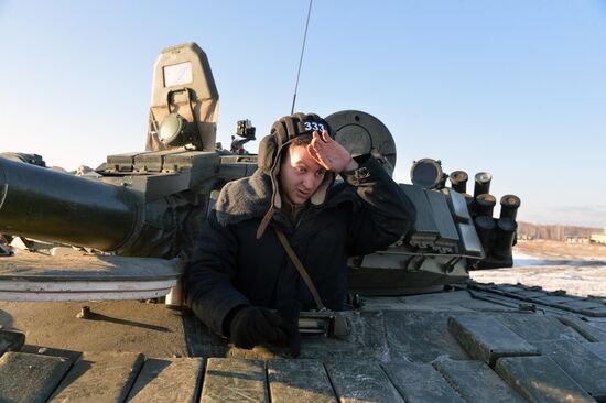 Revived 90th tank division of the Central Military District begins combat training
