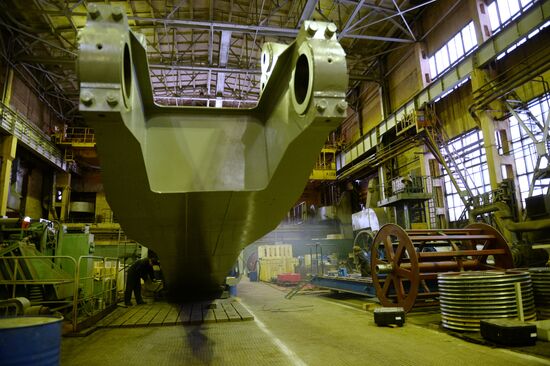 Uralmashzavod manufactures parts for mining shovels in Yekaterinburg