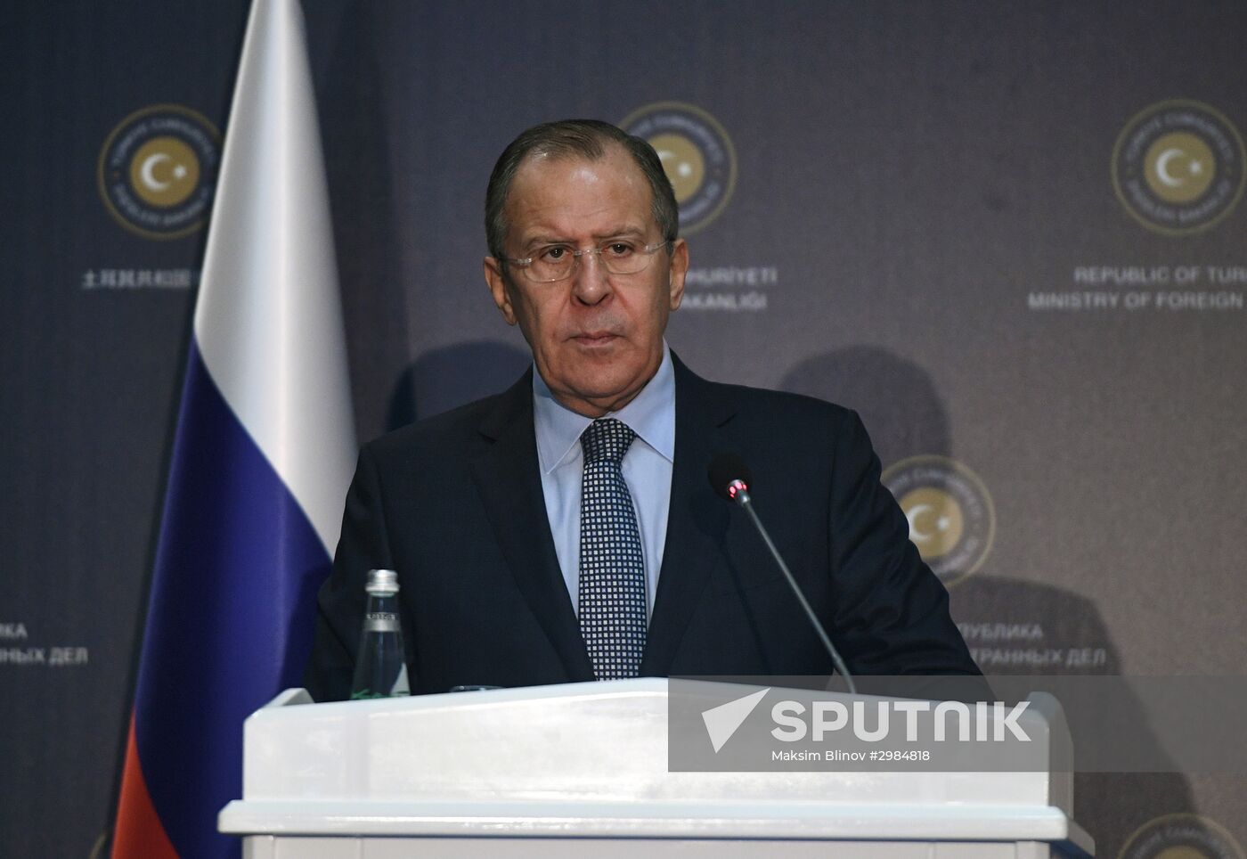 Russian Foreign Minister Sergei Lavrov visits Turkey