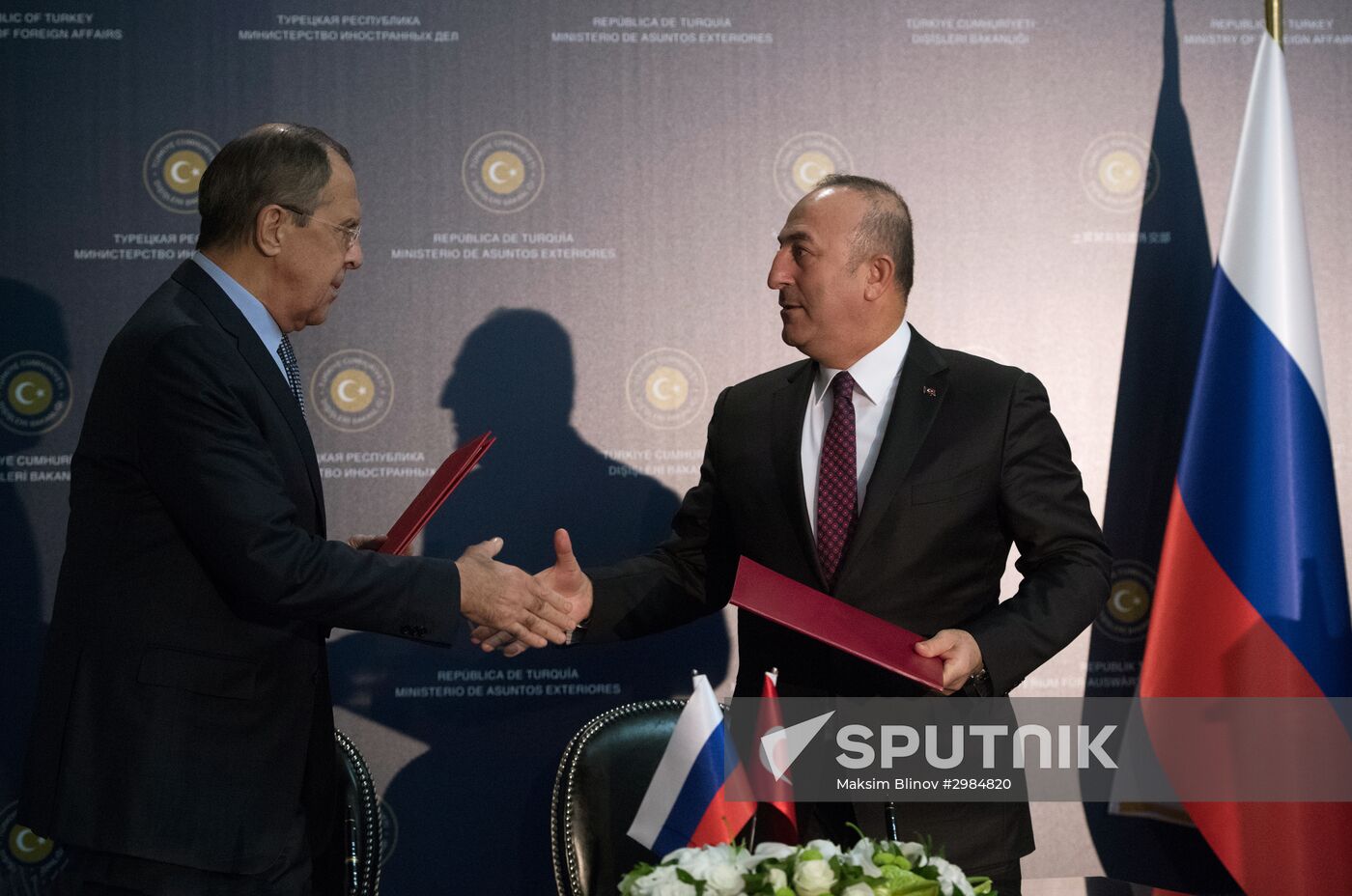Russian Foreign Minister Sergei Lavrov visits Turkey