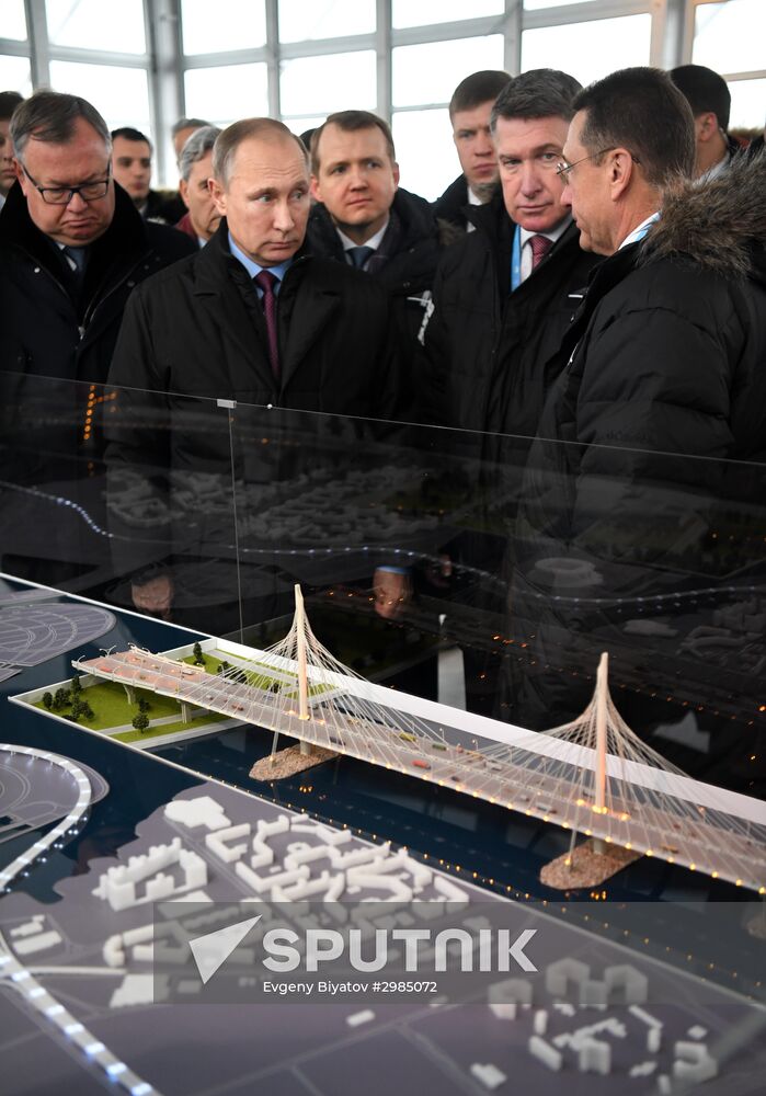 President Vladimir Putin's trip to St. Petersburg