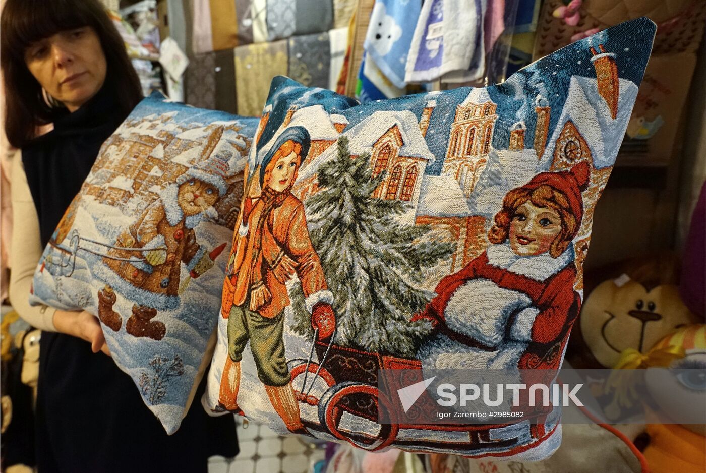 New Year gifts and decorations sold in Kaliningrad