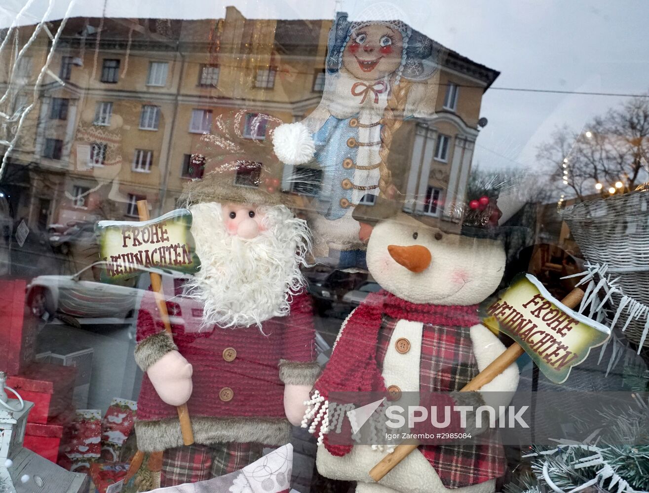 New Year gifts and decorations sold in Kaliningrad