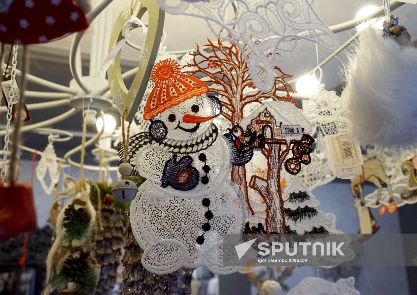 New Year gifts and decorations sold in Kaliningrad