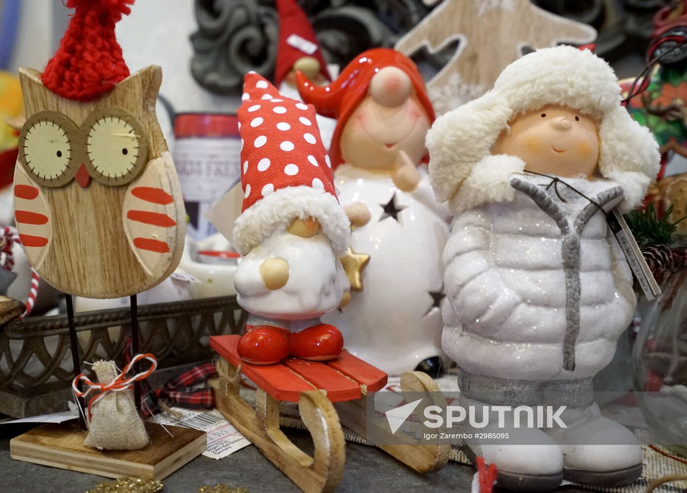 New Year gifts and decorations sold in Kaliningrad