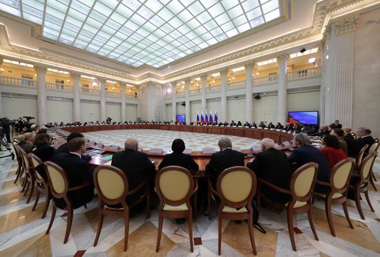 President Vladimir Putin's trip to St. Petersburg