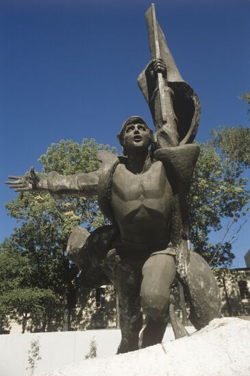 Monument to Heroes-members of the Komsomol in Khabarovsk