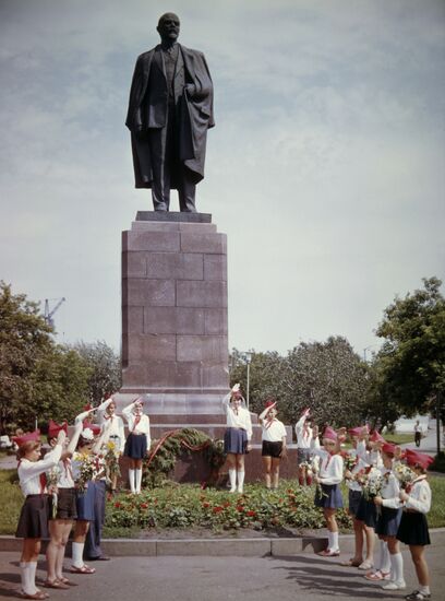 Monument to Lenin in Omsk
