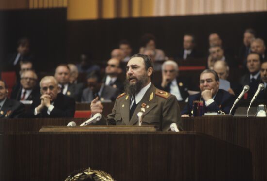 Fidel Castro, first secretary of the Cuban Communist Party