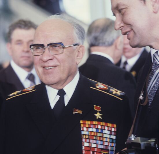 Commander-in-Chief of the Soviet Navy Sergei Gorshkov