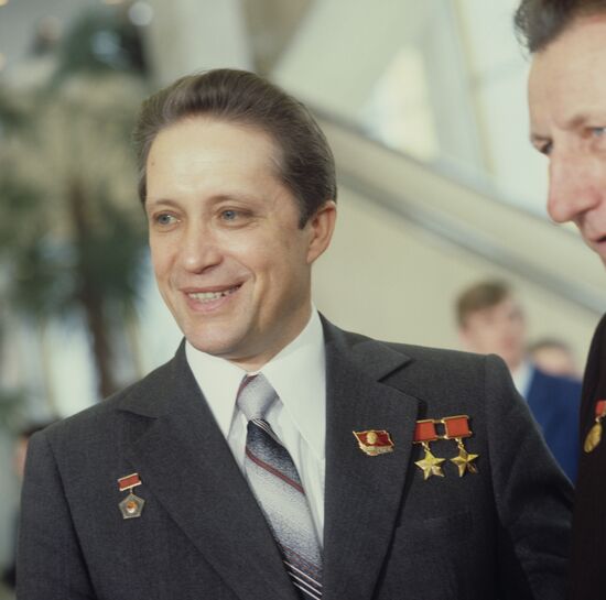 Pilot-cosmonaut of the USSR Vladimir Aksyonov