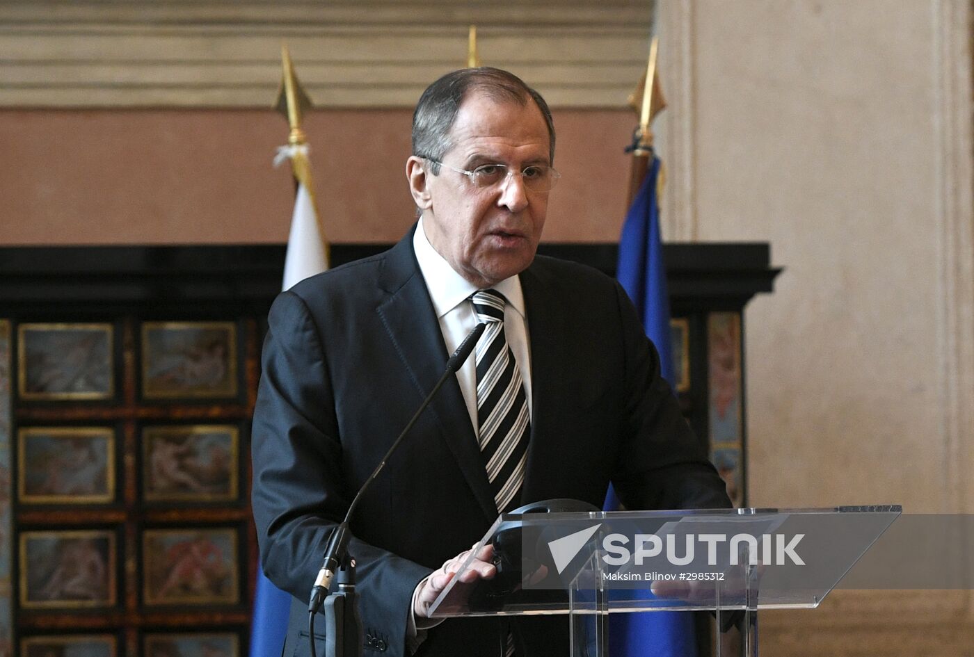 Russian Foreign Minister Lavrov visits Italy