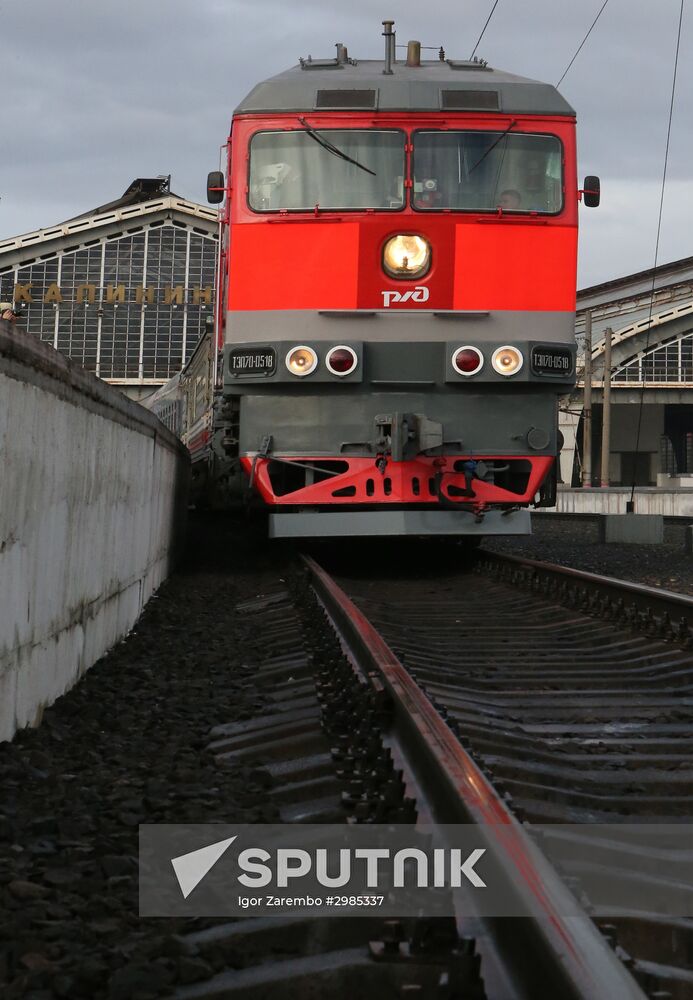 Yantar deluxe train's 55th anniversary celebrated in Kaliningrad