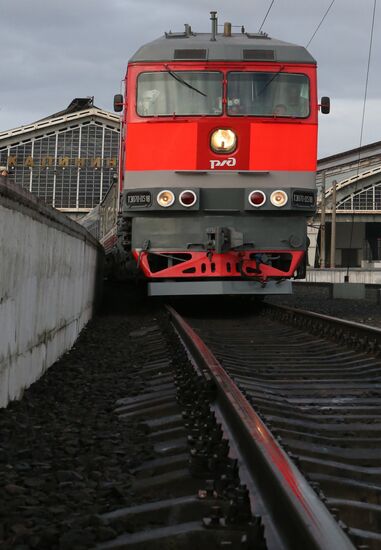 Yantar deluxe train's 55th anniversary celebrated in Kaliningrad