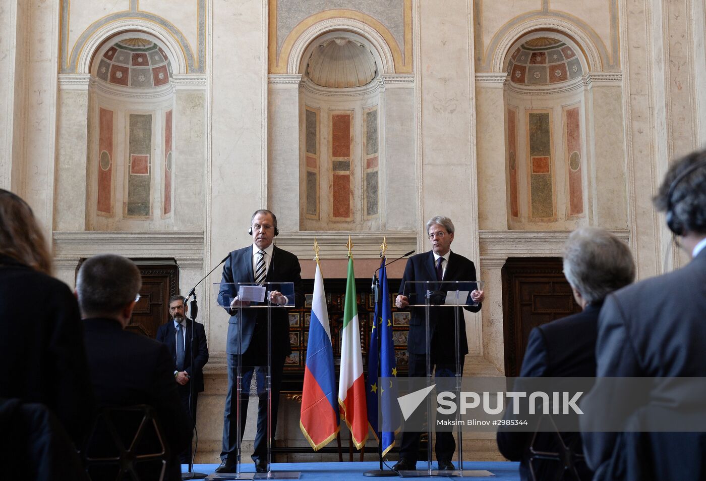 Russian Foreign Minister Lavrov visits Italy